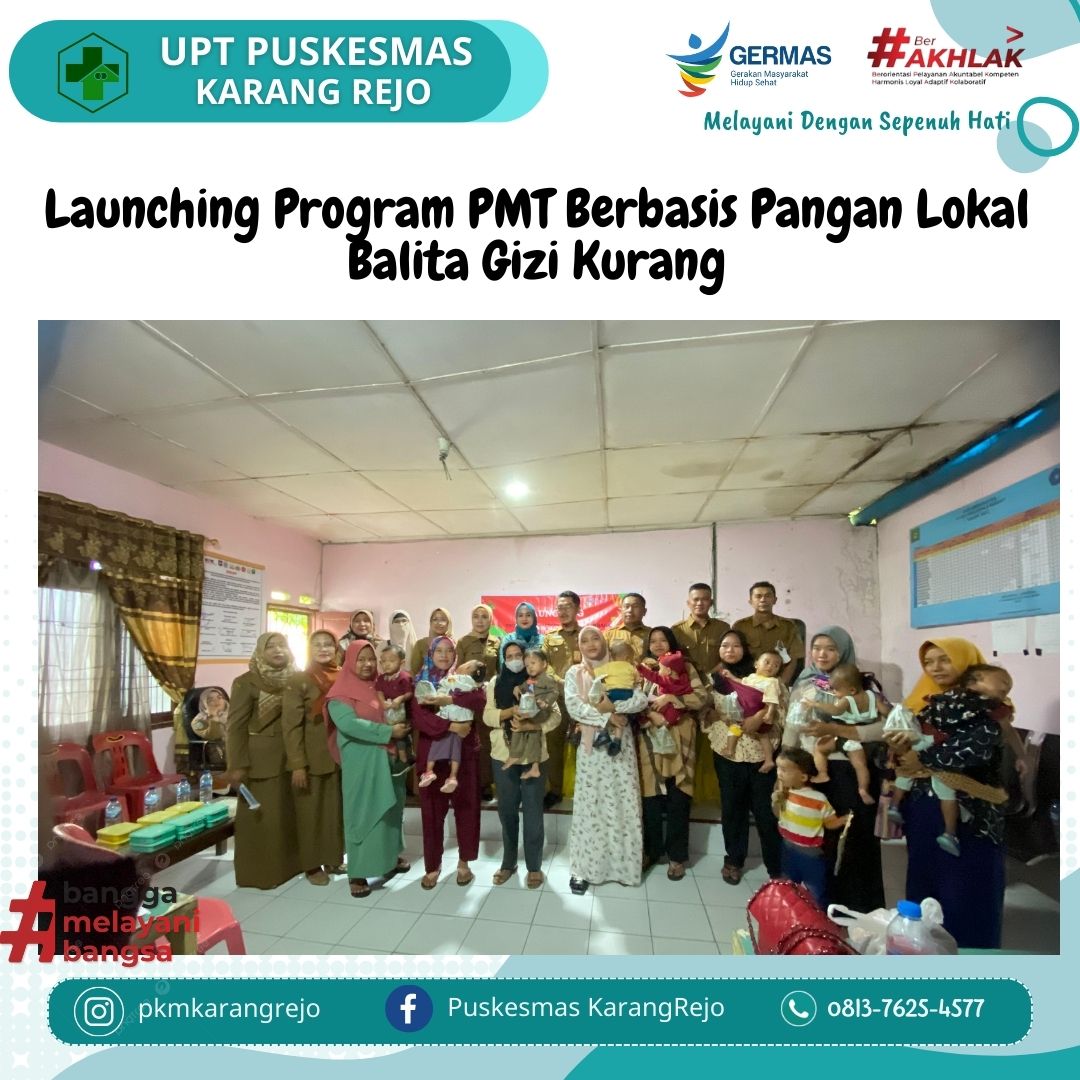 Launching Program PMT Berbasis Pangan Lokal Balita Gizi Kurang - (Ada 0 foto)