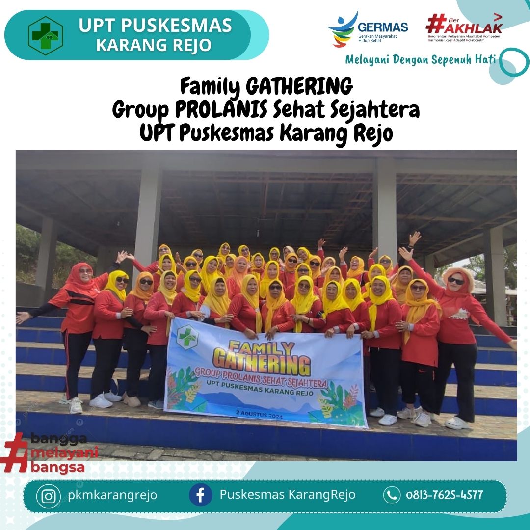 Family GATHERING Group PROLANIS Sehat Sejahtera UPT Puskesmas Karang Rejo - (Ada 0 foto)